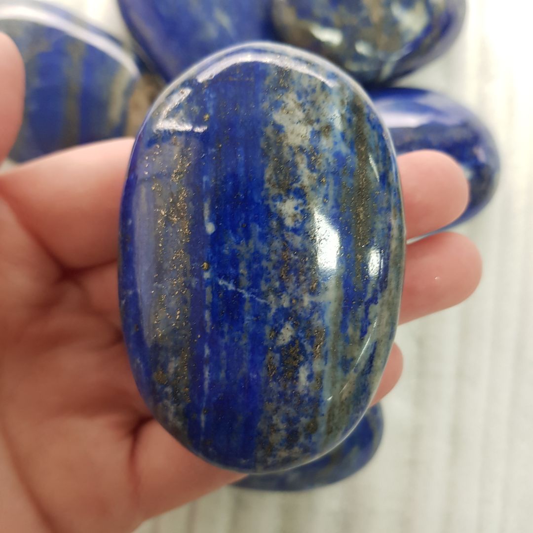 Lapis Lazuli Palm Stone - 7cm Lapis Lazuli Palm Stone - 7cm